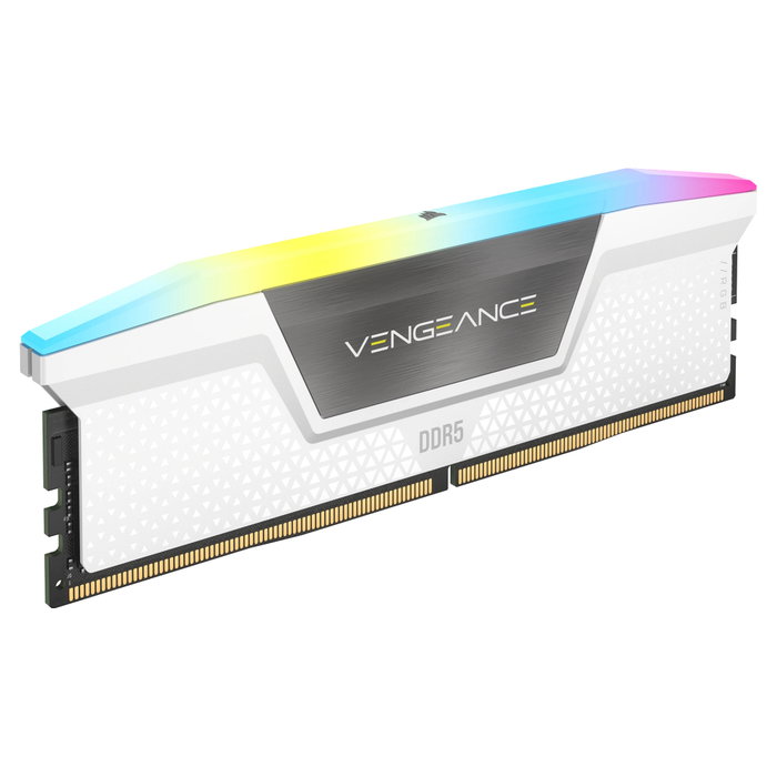 Corsair Vengeance RGB 32 GB (2x16 GB) DDR5 6000 MHz CL30 - Blanco