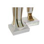DKD Home Decor Figura de Resina Egipcia Iridiscente, Pack de 2 piezas