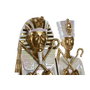 DKD Home Decor Figura de Resina Egipcia Iridiscente, Pack de 2 piezas