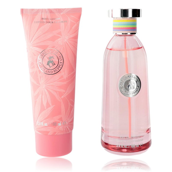 Caribbean Joe Tropical Haven Gift Set 100ml EDP + 100ml Body Lotion