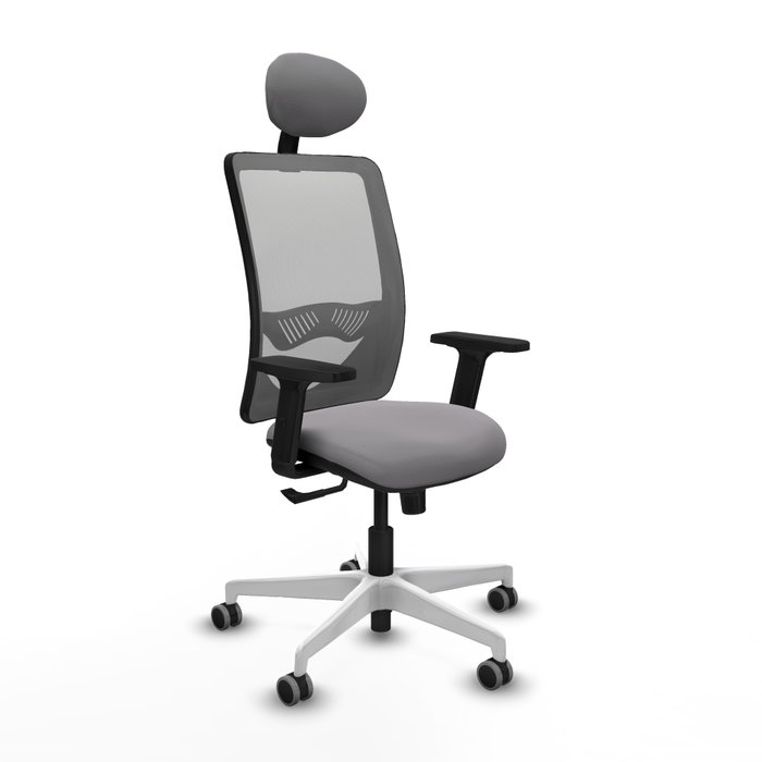 PIQUERAS Y CRESPO Silla de oficina Zulema Gris con Mecanismo Sincro PIQUERAS Y CRESPO Silla de oficina Zulema Gris con Mecanismo Sincro