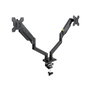 Tooq Soporte de Mesa para 2 Monitores DB1434TNR-B con Pistón de Gas