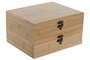 DKD Home Decor Set de Accesorios para Vino de 8 Piezas en Bambú e Inox Natural