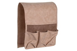 DKD Home Decor Portamandos SOFT AUTUMN Melocotón y Marrón 30x4x90 cm