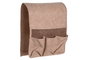 DKD Home Decor Portamandos SOFT AUTUMN Melocotón y Marrón 30x4x90 cm