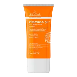 NATYSAL Crema con Vitamina C FPS 50+ Protector Solar Facial 50 ml