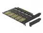 DeLOCK Tarjeta PCI Express x16 a 5 x interna M.2 clave B/SATA