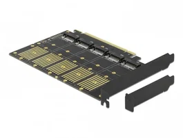 DeLOCK Tarjeta PCI Express x16 a 5 x interna M.2 clave B/SATA 90435