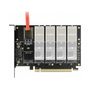 DeLOCK Tarjeta PCI Express x16 a 5 x interna M.2 clave B/SATA