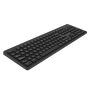 Phoenix Teclado Inalámbrico K200 QWERTY Negro con Conexión 2.4GHz, Teclas Multimedia y Diseño Ergonómico para Windows, macOS, Linux