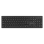 Phoenix Teclado Inalámbrico K200 QWERTY Negro con Conexión 2.4GHz, Teclas Multimedia y Diseño Ergonómico para Windows, macOS, Linux
