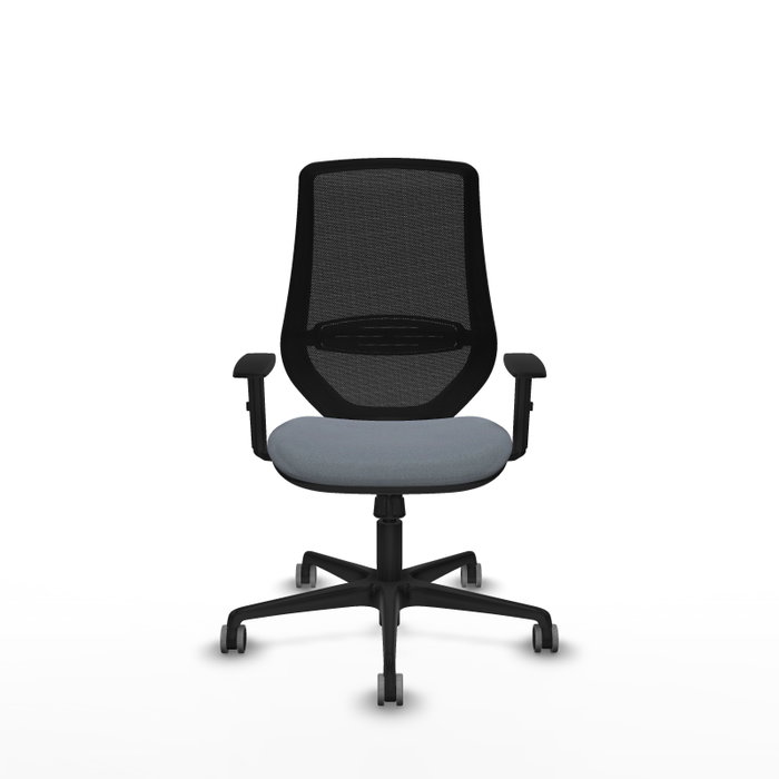 PIQUERAS Y CRESPO Silla de oficina Mardos con mecanismo Sincro, Gris y Negro PIQUERAS Y CRESPO Silla de oficina Mardos con mecanismo Sincro, Gris y Negro