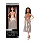 Barbie Barbie Signature Basics Colección Neutral Modelo 06 Muñeca Articulada con Falda Dorada y Top Halter - Jjx25