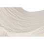 DKD Home Decor Hamaca de Algodón y Abeto con Flecos Blanco