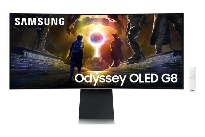 Samsung Odyssey OLED G8 LS34DG850SUXEN 34 pulgadas Curvo Plata