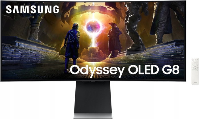 Samsung Odyssey OLED G8 LS34DG850SUXEN 34 pulgadas Curvo Plata