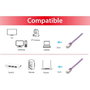 Equip 605657 Cable de Red Patch Cat6a S/FTP 0.5m Púrpura LSZH 2xRJ45 Macho 10GBase-T Ethernet 500MHz