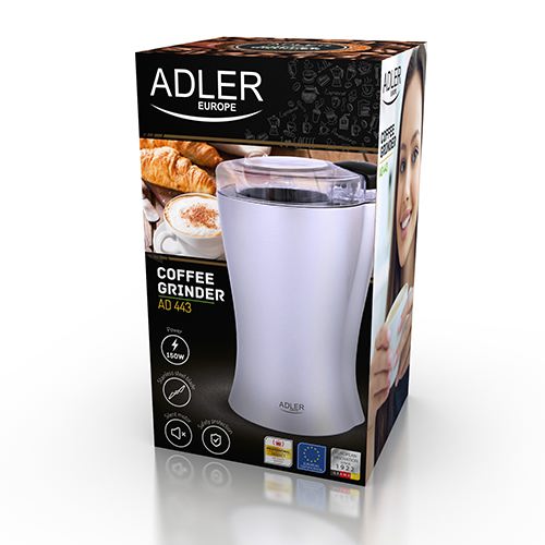 ADLER Molinillo de Café 150W - Molinillo de Café Electrico para Granos