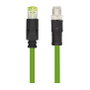 LogiLink M12 CAT6A Cable de parcheo industrial, PUR, M12 X-coded a RJ45, 1,50 m
