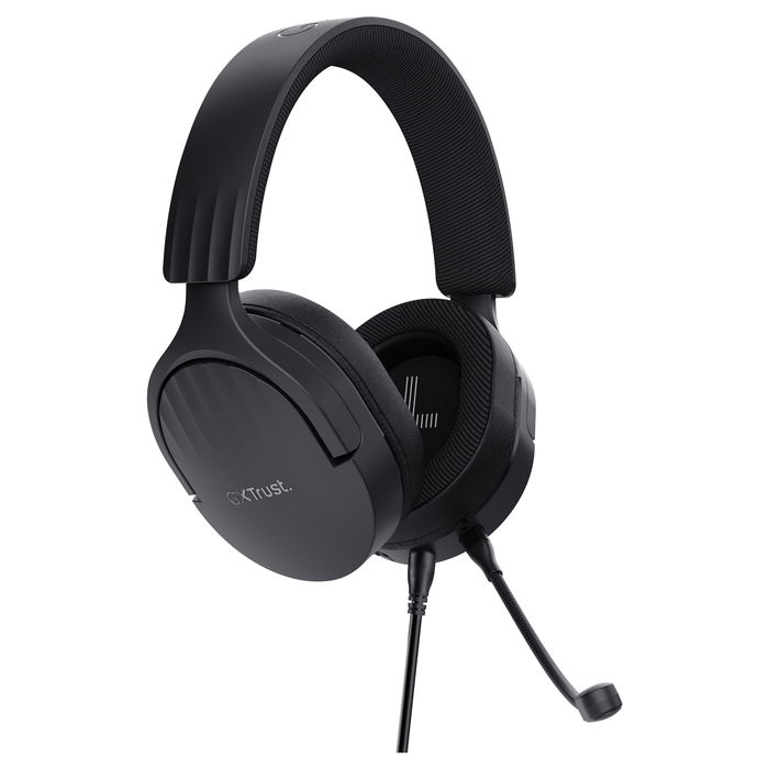 Trust Auriculares Gaming GXT 489 FAYZO Alámbricos Supraaurales Negro, Micrófono Extraíble, 20-20000 Hz, 256 g