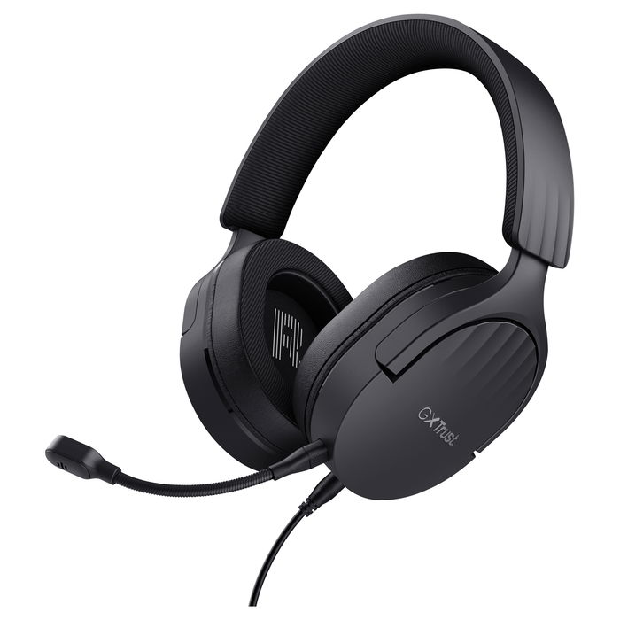 Trust Auriculares Gaming GXT 489 FAYZO Alámbricos Supraaurales Negro, Micrófono Extraíble, 20-20000 Hz, 256 g