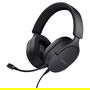 Trust Auriculares Gaming GXT 489 FAYZO Alámbricos Supraaurales Negro, Micrófono Extraíble, 20-20000 Hz, 256 g