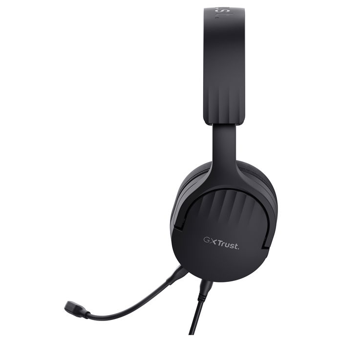 Trust Auriculares Gaming GXT 489 FAYZO Alámbricos Supraaurales Negro, Micrófono Extraíble, 20-20000 Hz, 256 g
