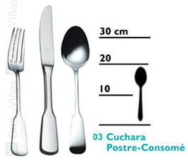 Euro Cuchara de Postre - Cubierta de la Colección Euro (Set de 12)