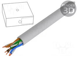 ASSMAN/DIGITUS Cat 5e U-UTP Patch Cable PVC 100m Gris