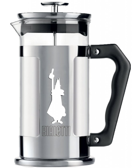 Bialetti Preziosa Prensa Francesa 1l Plata/Transparente