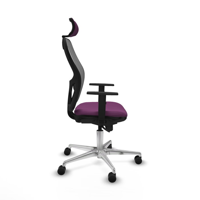 PIQUERAS Y CRESPO Silla de oficina Jorquera Morada y Gris PIQUERAS Y CRESPO Silla de oficina Jorquera Morada y Gris
