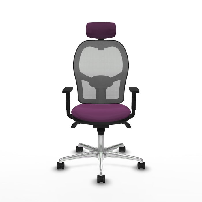PIQUERAS Y CRESPO Silla de oficina Jorquera Morada y Gris PIQUERAS Y CRESPO Silla de oficina Jorquera Morada y Gris