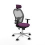 PIQUERAS Y CRESPO Silla de oficina Jorquera Morada y Gris