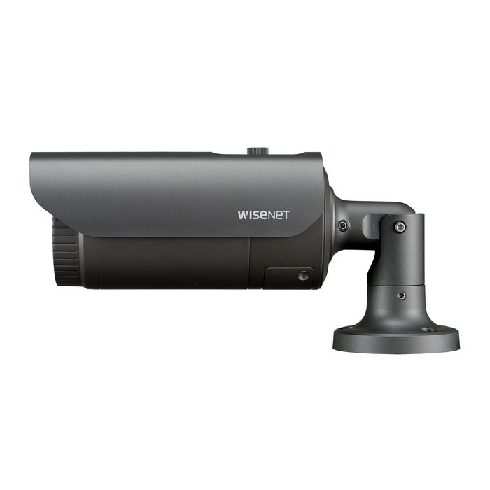 Hanwha Cámara IP Bullet Wisenet X 2MP AI 3.2-10mm Antivandálica IR30 WDR IK10 IP66 PoE