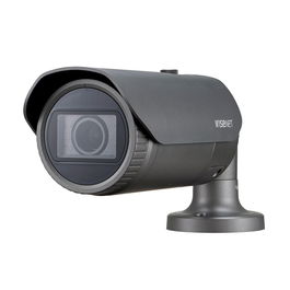 Hanwha Cámara IP Bullet Wisenet X 2MP AI 3.2-10mm Antivandálica IR30 WDR IK10 IP66 PoE