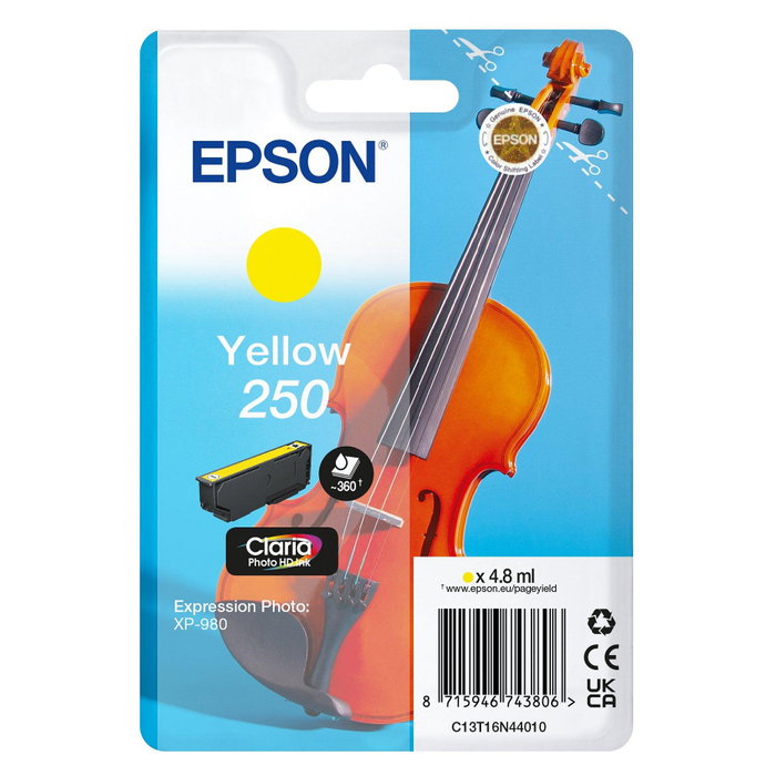 Epson 250 Violin Claria Photo HD Amarillo Epson 250 Violin Claria Photo HD Amarillo