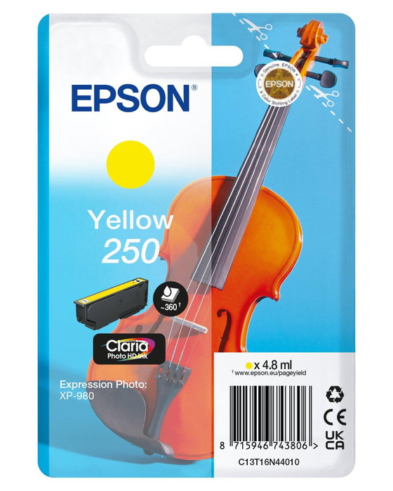 Epson 250 Violin Claria Photo HD Amarillo Epson 250 Violin Claria Photo HD Amarillo