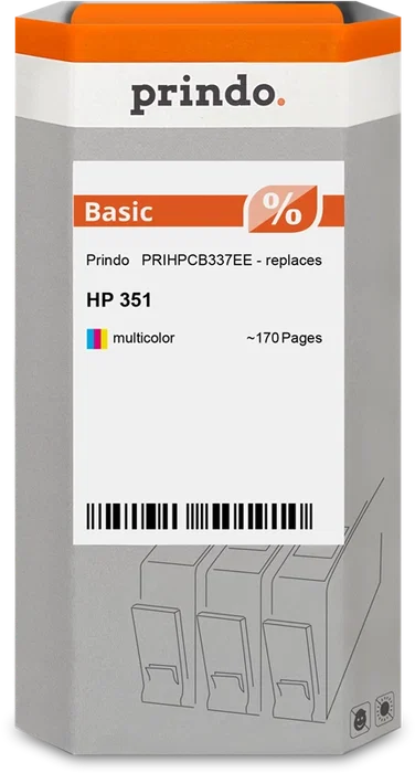 Prindo Cartucho de tinta varios colores PRIHPCB337EE Basic