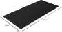 HyperX Pulsefire Mat Alfombrilla de Ratón Gaming XL Negro