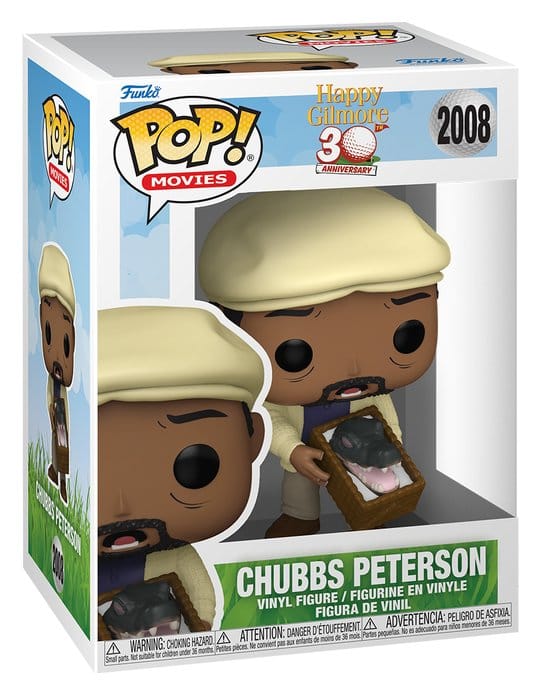 Happy Gilmore 2 Figura POP! Movies Vinyl Chubbs Peterson 9 cm