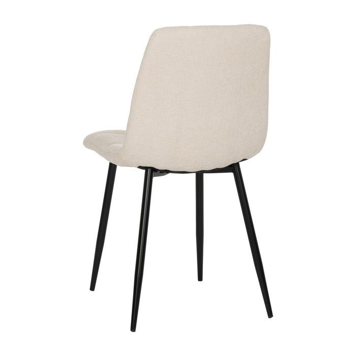 Ixia Silla Blanco Tejido-Metal Contract Ixia Silla Blanco Tejido-Metal Contract