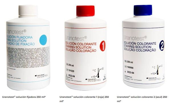 UranoVet Uranotest Solución Colorante 1 Roja 250ml