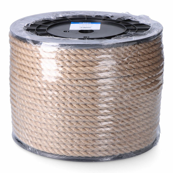 Edm Cuerda de yute natural 3 cabos 14 mm x 100 m Edm Cuerda de yute natural 3 cabos 14 mm x 100 m