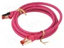 GOOBAY Patch cord Cat 6 S/FTP 1,5m Rosa