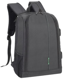 Rivacase 7490 Green Mantis Camera Backpack Black