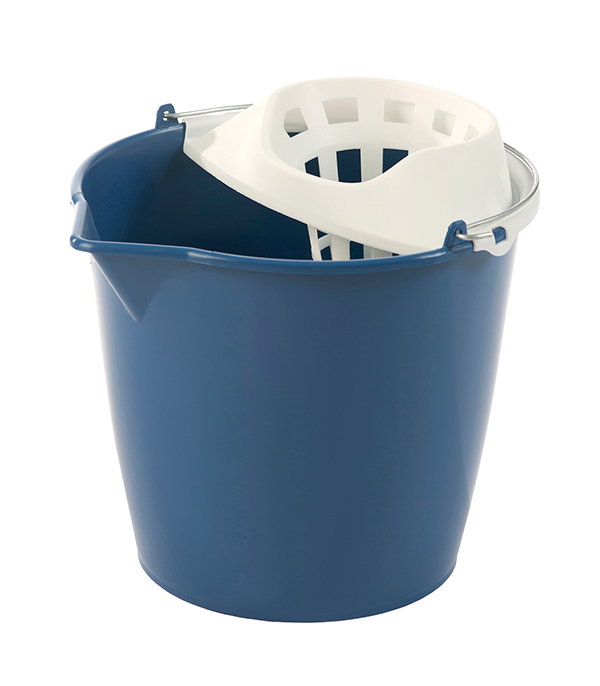 PLASTIKEN Cubo Impacto con Pico y Escurridor Azul 13L 9213L-000 PLASTIKEN Cubo Impacto con Pico y Escurridor Azul 13L 9213L-000