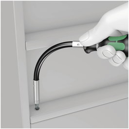 Wera 393 S Bit Holder extra slim con eje flexible