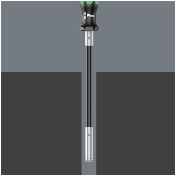 Wera 393 S Bit Holder extra slim con eje flexible