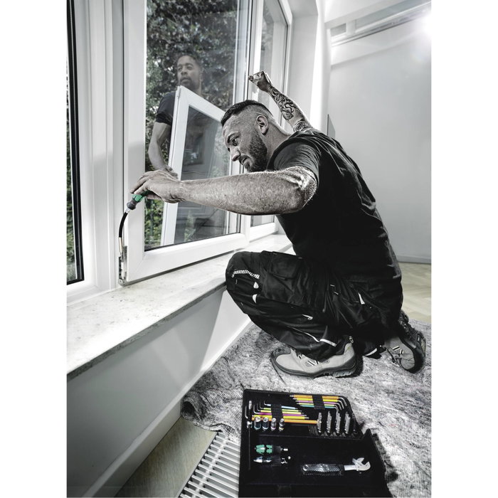 Wera 393 S Bit Holder extra slim con eje flexible