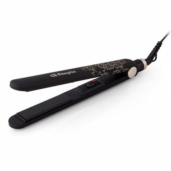 Orbegozo Plancha para el Pelo PL 3500 Negra con Placas Cerámicas para Cuidado del Cabello